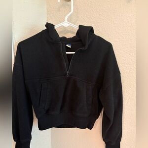 Black girls quarter zip sweater